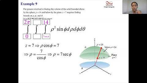 Triple Integral in Spherical Coordinates Example Finding Bounds