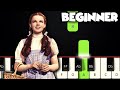 Over The Rainbow - Judy Garland | BEGINNER PIANO TUTORIAL   SHEET MUSIC by Betacustic