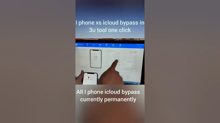 iphone xs icloud bypass 3utool one click