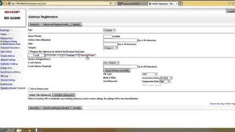 Sharp Scan to Folder