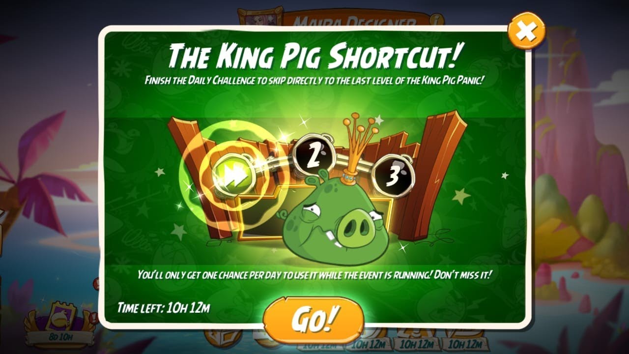 Chuck's challenge Rooms (4-5-6) + King Pig Shortcut 5 Rooms - Angry Birds 2