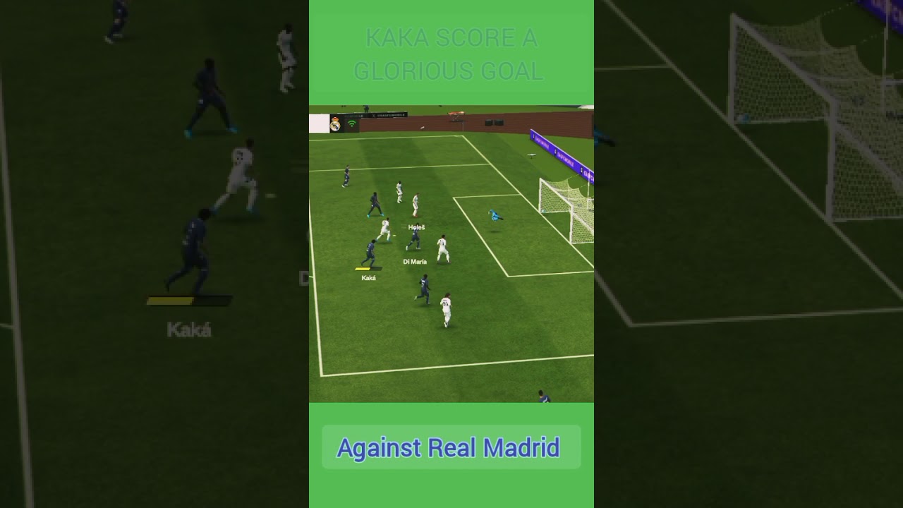 KaKa score a glorious Goal in FC mobile game #fcmobile #fcmobileid  #kaka #gaming #shorts  #fyp
