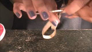 DIY Fabric Button Hoop Earrings
