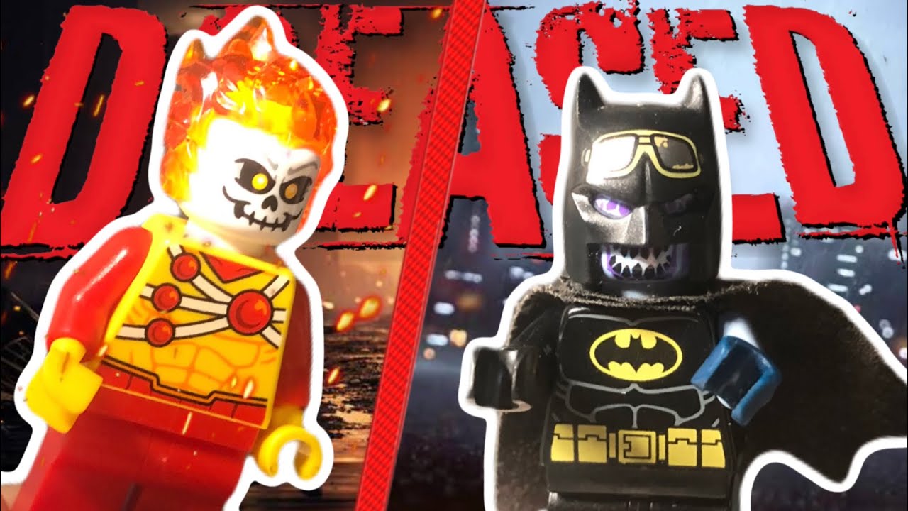 I Turned Popular Dc Characters Into Lego Zombies Youtube 