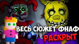 ВЕСЬ СЮЖЕТ FNAF РАСКРЫТ! СЕКРЕТЫ И ПАСХАЛКИ ФНАФ ВСЯ ИСТОРИЯ ДО FNAF 7