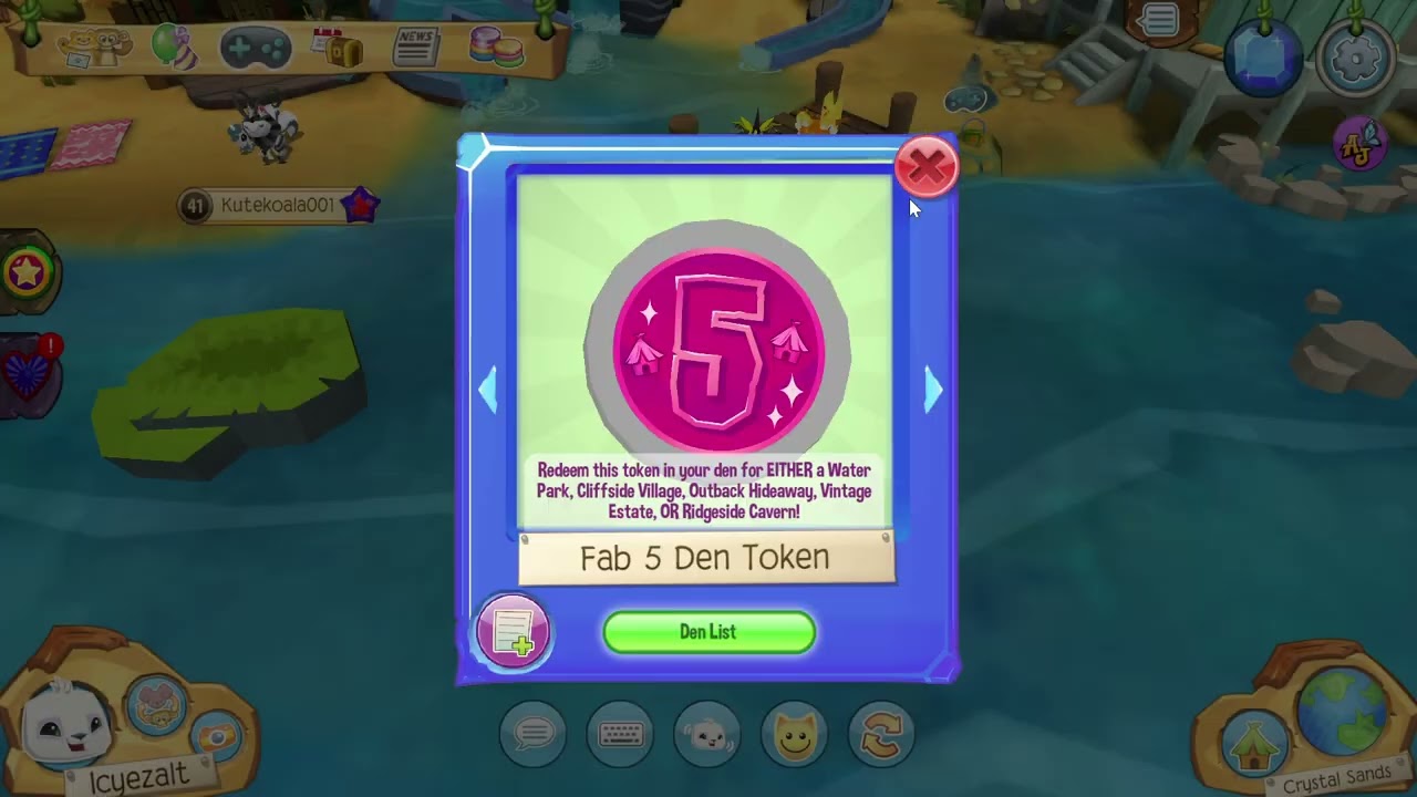 NEW FAB 5 TOKENS | Fab 5 Animal Token and Fab 5 Den Token | Animal