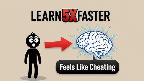 How I Learn Anything 5x Faster (This Feels Like Cheating)