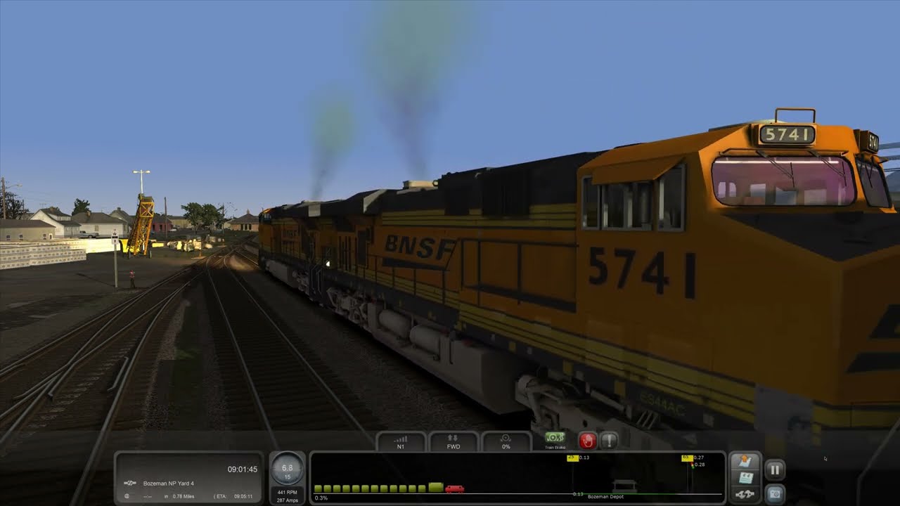 Train Simulator Classic - [BNSF ES44AC] - BNSF 5740 to Whitefish Part 1 - 4K UHD