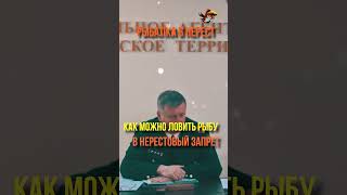 В этом цель работы инспектора рыбоохраны Рыбалка Рыбоохрана Нерест #shorts
