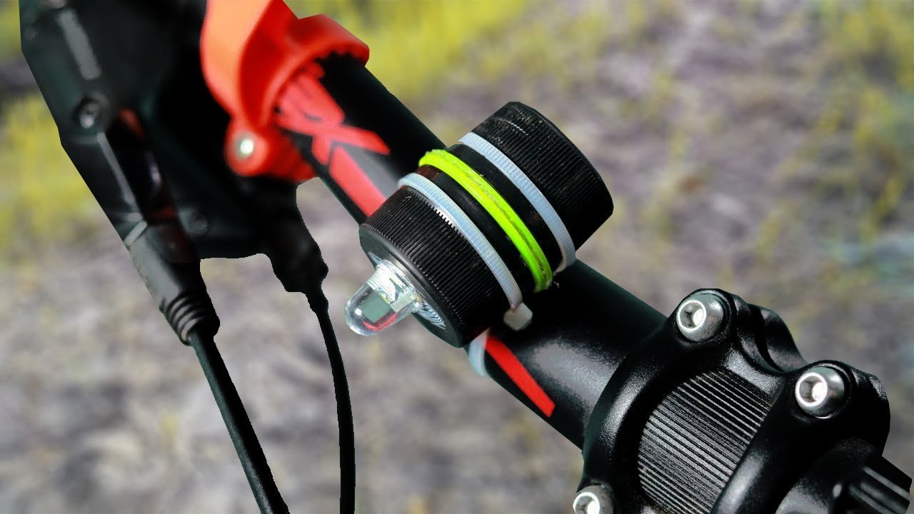 How to make a rechargeable bicycle headlight easy YouTube