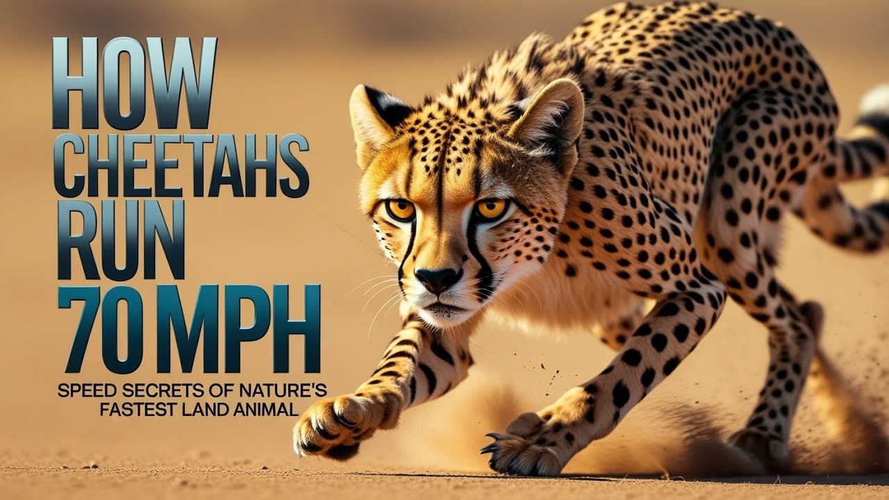 #HowCheetahs Run 70 MPH: #Speed Secrets of Nature’s #FastestLandAnimal