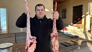 Тушеные Говяжьи Хвосты! Как Узбеки готовят вкусно Хвосты Коров!