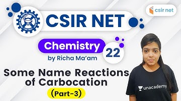 11:00 AM - CSIR UGC NET 2020 | Chemistry by Richa Ma
