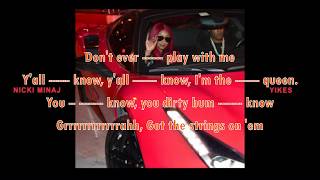 Nicki Minaj - Yikes (Clean Rap Music Lyrics)