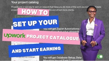 Project catalogue: Upwork Tutorial for Beginners