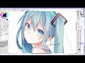 初音ミク 描いてみた【イラストメイキング】