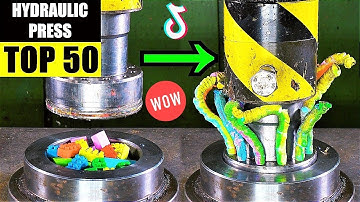 Top 50 Best Hydraulic Press Moments | Satisfying Crushing Machine 😌 TikTok Videos Compilation