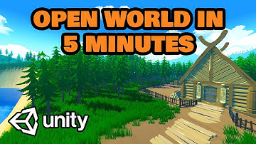 Build a beautiful 3D open  world in 5 minutes | Environment, Structures, Props | Pt. 4