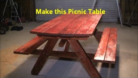 How to Build a Picnic Table