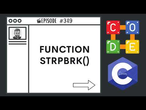 Function strpbrk() | Ep. 349 | C Programming Language