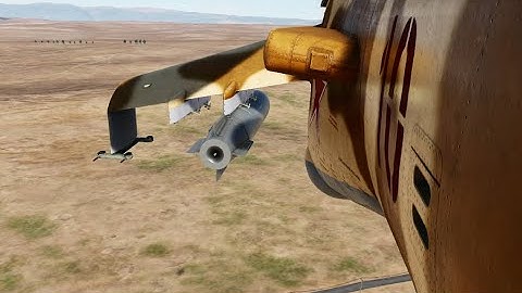DCS: cluster bombing rebels in the Hind