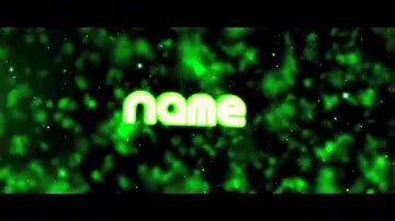 Epic 3D Green & Lime Intro Template