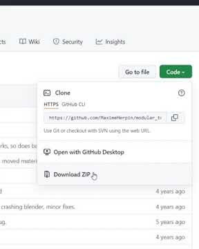 Download any zip file from Github #shorts