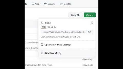 Download any zip file from Github #shorts
