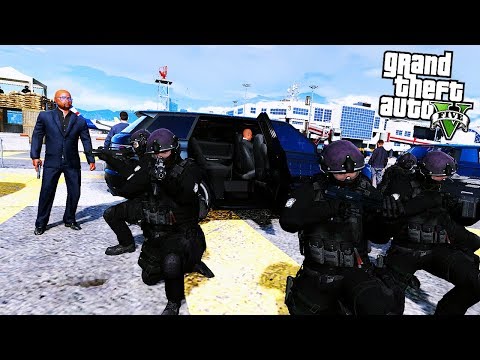 HAVAALANINDA BAŞKANA SUİKAST GİRİŞİMİ! - GTA 5 YENİ BAŞKAN KORUMA MODU