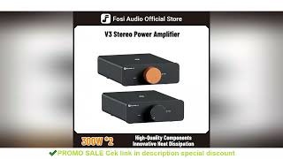 Fosi Audio V3 Stereo Power Amplifier 300W *2 TPA3255 Class D Mini Amp 2 Channel Audio Amplifier for