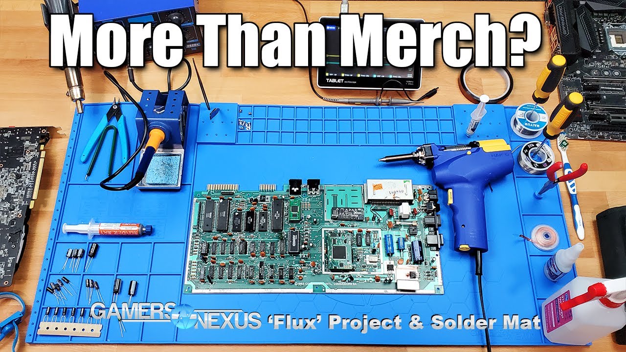 C64 Upgrade & Gamers Nexus Project & Soldering Mat Tested