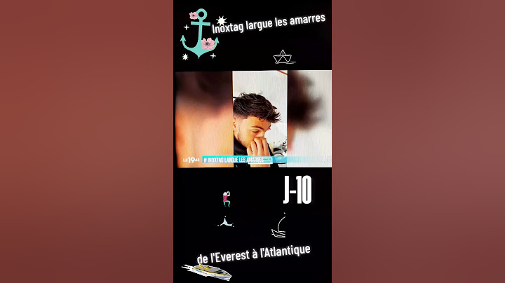 Inoxtag the new challenge ⚓️👍/D-10 before its arrival 🛶-Information relayed by TataLenea for you ...