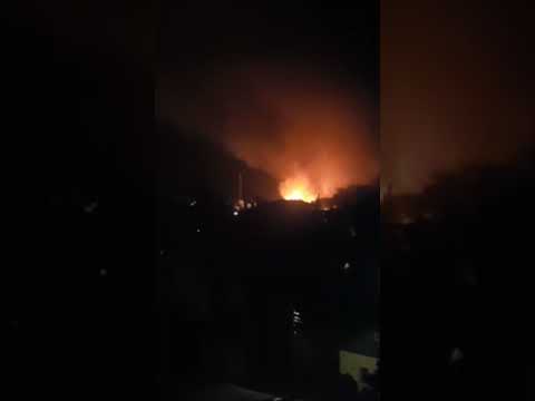 В Бердянську палає газогін