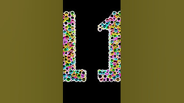 11 Neon Outline Effects #preview2effects #learncounting #nurseryrhymes #numbers #number