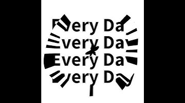 Every Day. Draw by openFrameworks