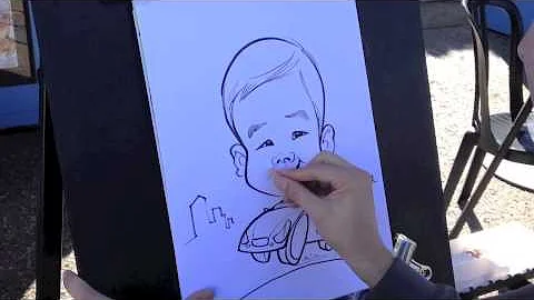 QUICK Caricature - Brian Oakes Live Sketch