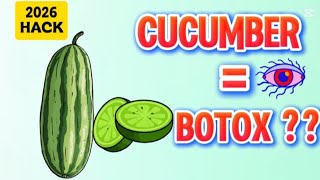 Cucumber = Botox? 2026 Skin Hack | Puffiness, Dark Circles & Wrinkles Gone|Jayneebeautybites