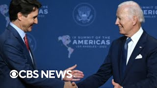 U.S.-Canada border deal among key items on Biden's agenda in Ottawa