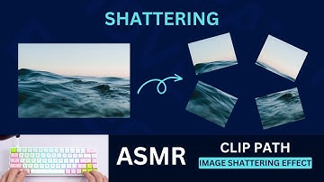 ASMR Programming - CSS Clip Path Shattering Image Hover Effect - No Talking