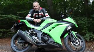 Kawasaki Ninja 300 2013 test for dem med A2 kørekort