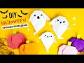 ОРИГАМИ ПРИВИДЕНИЕ НА ХЭЛЛОУИН | HALLOWEEN DECORATION | ORIGAMI PAPER GHOST