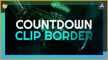 Create Video Border Countdown Timer DaVinci Resolve