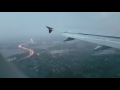 Airbus A320 landing in Sheremetyevo during heavy rain (Moscow (SVO)) &quot;Aeroflot&quot;