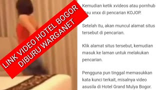 Viral,, Link Video di Hotel Grand Mulya Bogor Dicari, Warganet Nemu di Sini