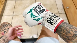 How to Lace Up Boxing Gloves By Yourself (Without Converters)