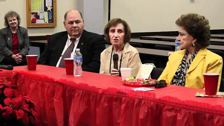 Patricia Beebe speaking at REALTOR Emeritus