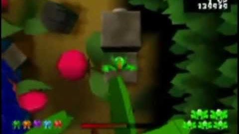 Frogger (PSX) Walkthrough Tropical Zone: 9-1 Tropical Trouble