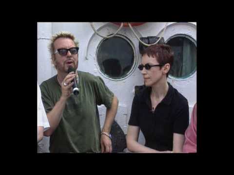 Annie Lennox and Dave Stewart - Eurythmics Peace Launch Pt 2