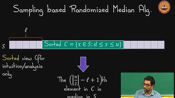 Tail Bounds I - Median via Sampling