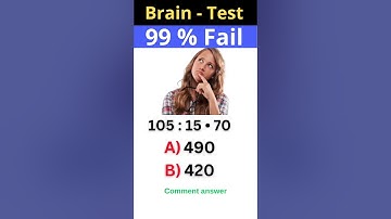 Can you solve? 🤔 99% fail ❤️ #braintest #maths #puzzle #mathpuzzle #iqtest #math #mathstricks